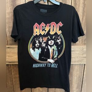 AC/DC Highway to Hell T-shirt by American Classics, size small concert, T-shirts